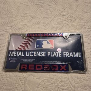 Boston Red Sox metal license plate frame NEW